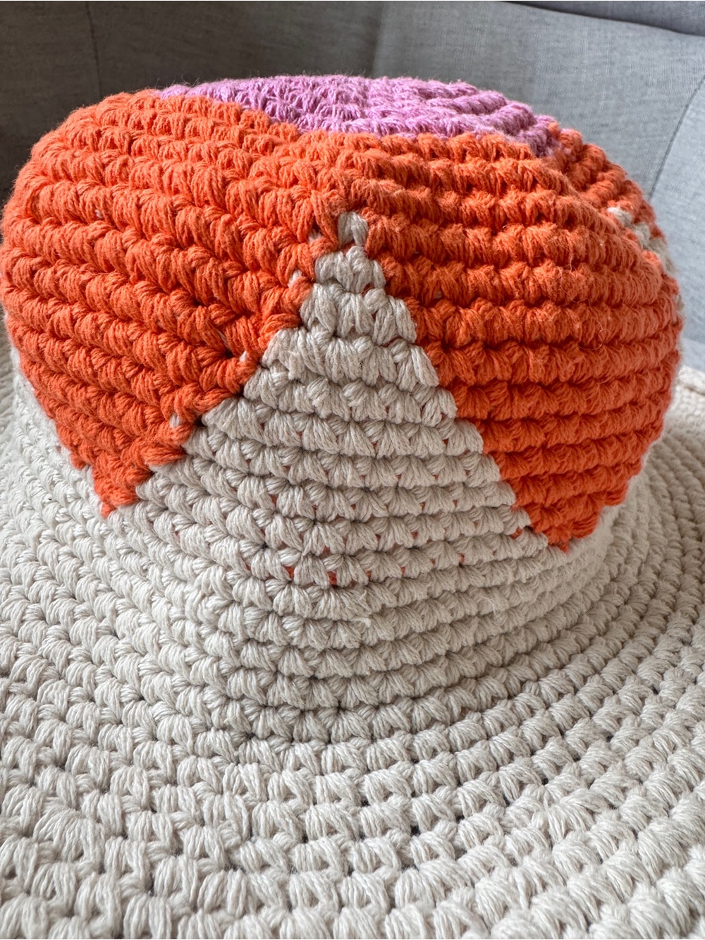 Free People Garden Grove Crochet Hat One Size Boho Beach Festival - Picture 5 of 6